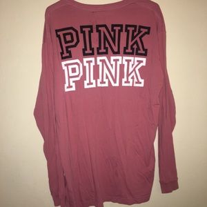 🌟PINK VS OVERSIZED LOUNGE TEE SIZE L🛍🛍